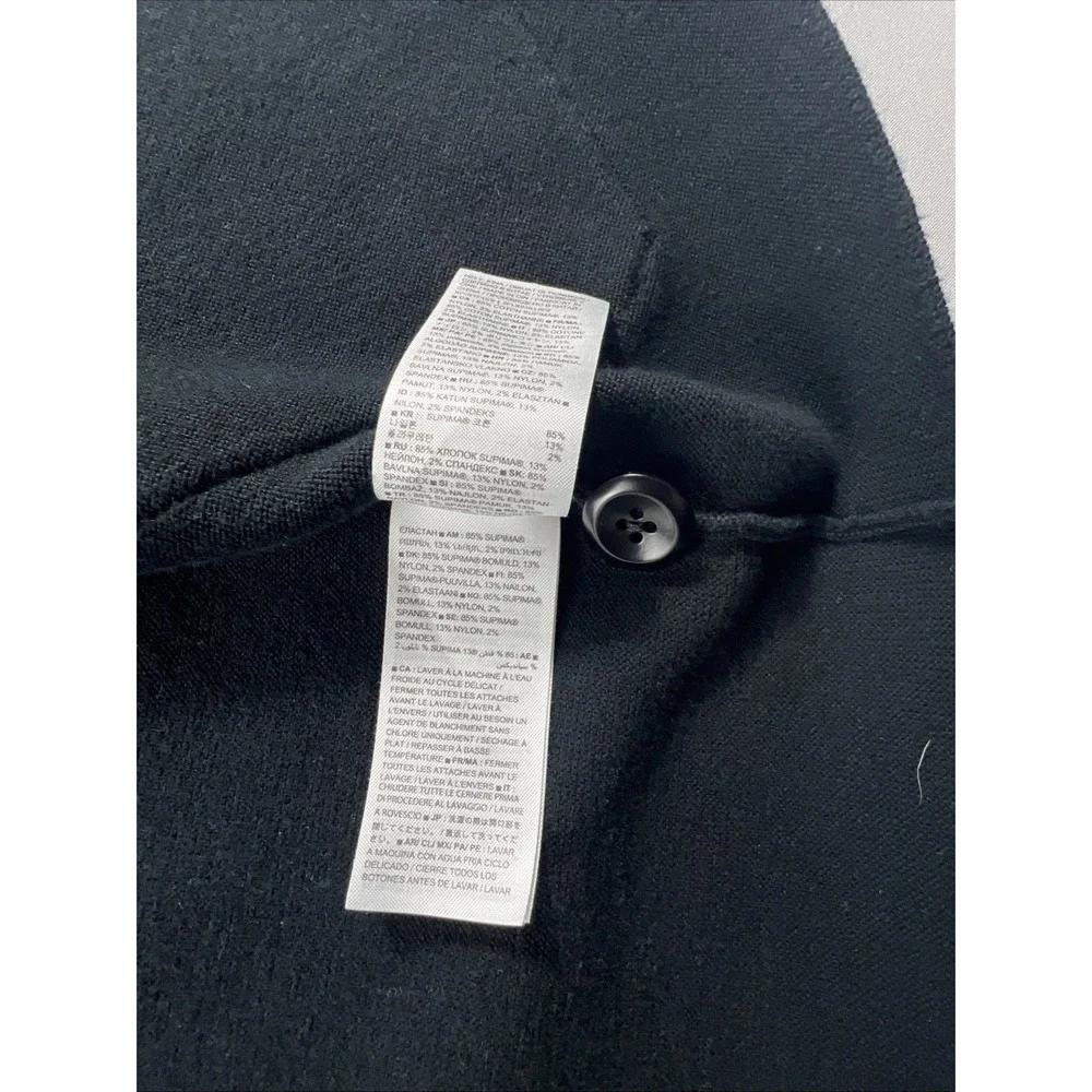 NEW  Banana Republic Supima Sweater Blazer, Sonoma Black , Size Medium 663642–01